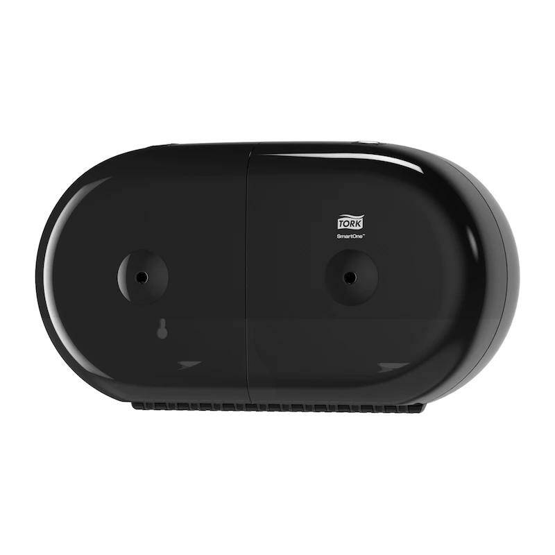 Диспенсер для туалетной бумаги в мини-рулонах Tork SmartOne® Twin Mini Elevation (чёрный, 2 рулона)