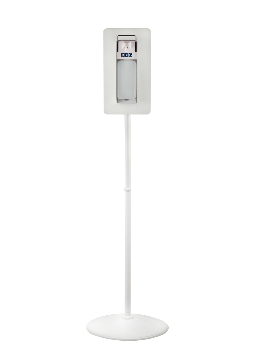 Мобильная стойка для размещения дозаторов BXG СД-8 (белая)