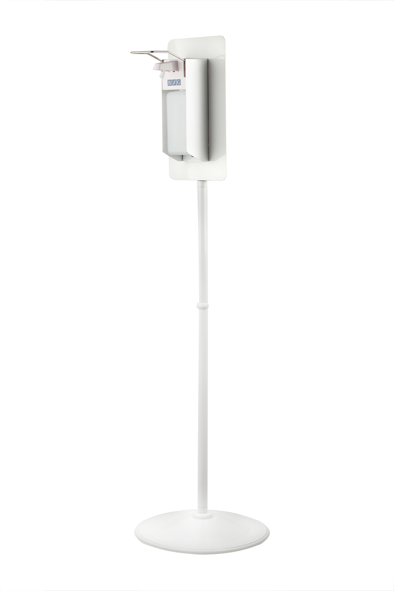 Мобильная стойка для размещения дозаторов BXG СД-8 (белая)