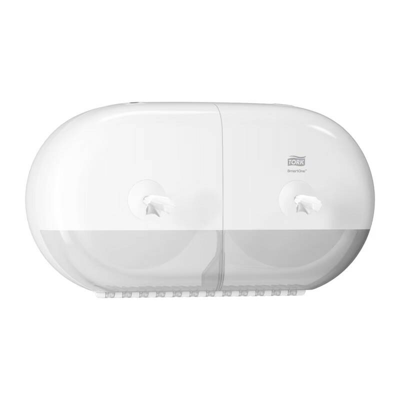 Диспенсер для туалетной бумаги в мини-рулонах Tork SmartOne® Twin Mini Elevation (белый, 2 рулона)