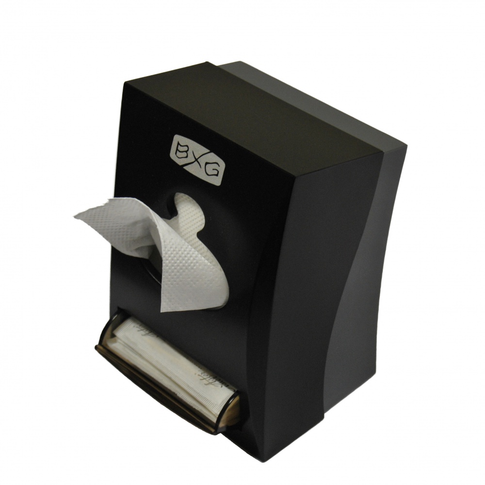Настольный диспенсер бумажных салфеток + зубочисток BXG PD-8897B