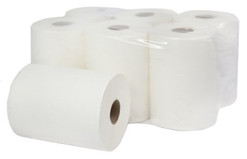 Бумажные однослойные полотенца в рулонах Т-0110А, 170м H19,5см