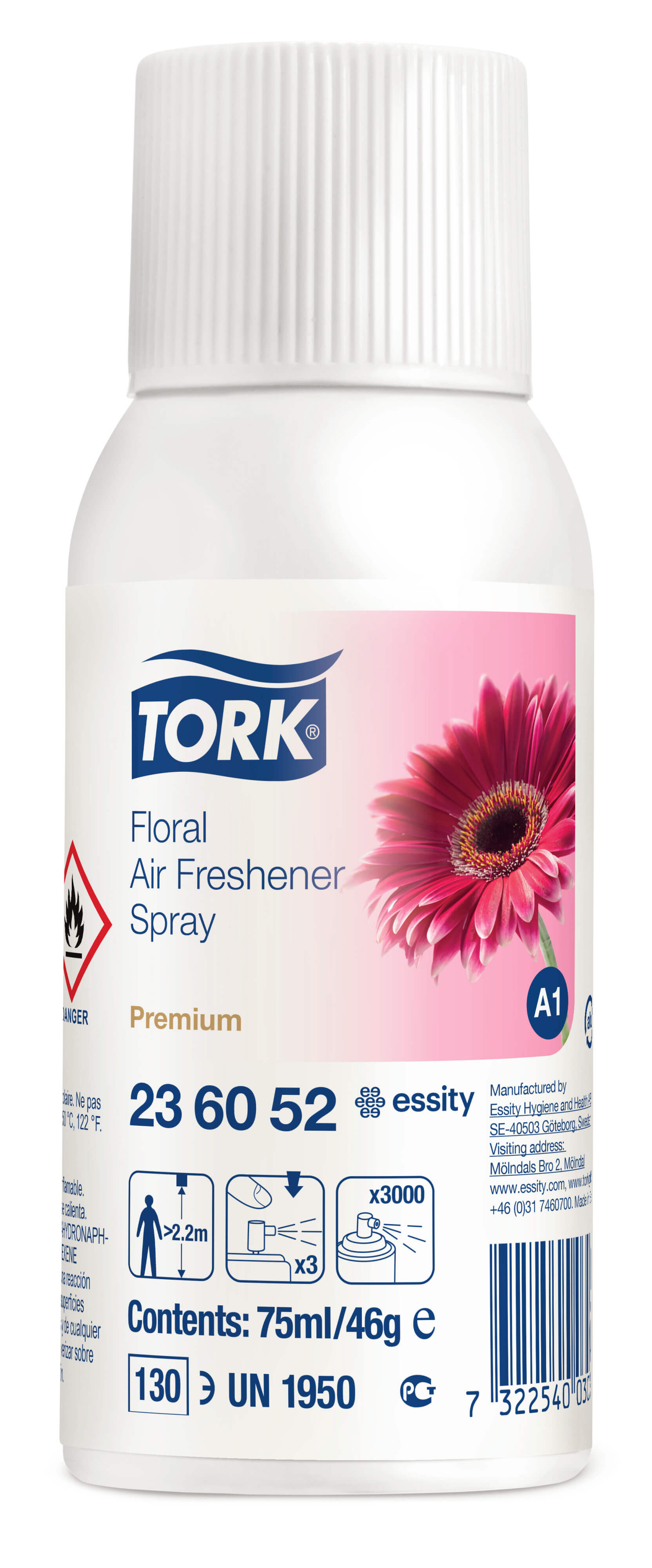 Аэрозольный освежитель воздуха Tork Premium (цветочный аромат)
