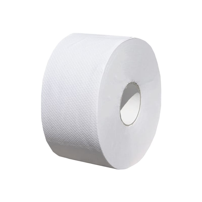 Двухслойная туалетная бумага в рулонах "Оптимум Мини", ⌀19 140м (12рул, отбеленная макулатура)