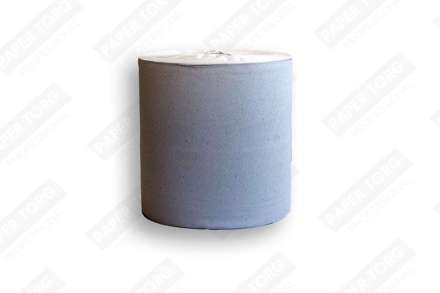Бумажные однослойные полотенца в рулоне с центральной вытяжкой, 250м H19см (серые)