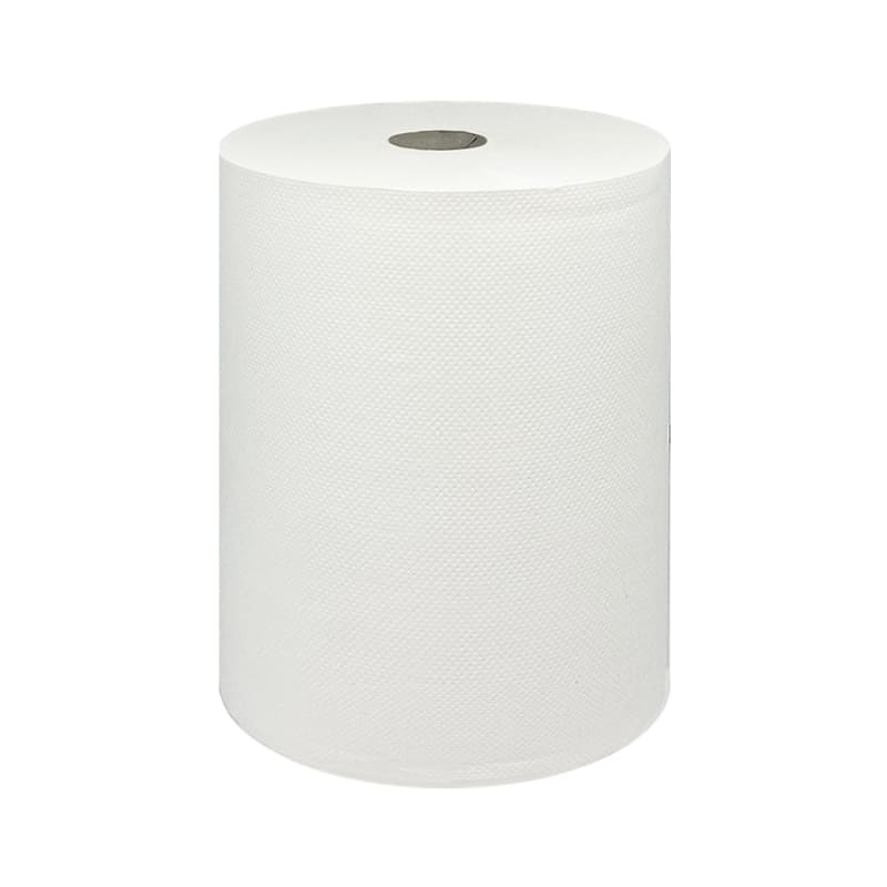 Бумажные двухслойные полотенца в рулонах "Топ Люкс Автоматик Макси" б/ф, 150м H21см (белые)