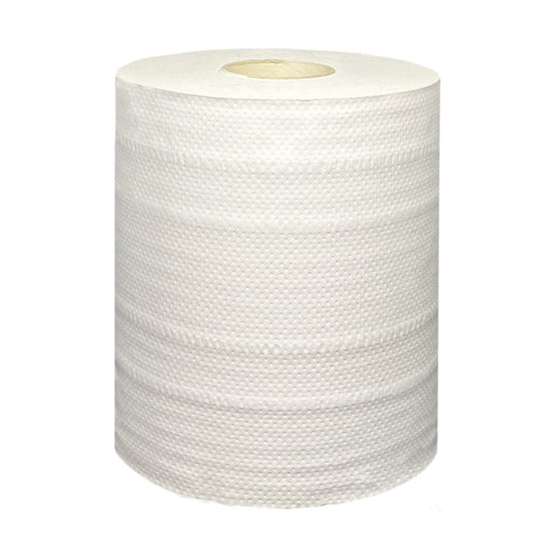 Бумажные однослойные полотенца в рулонах с центральной вытяжкой "Классик Макси", 240м H20см (белые)