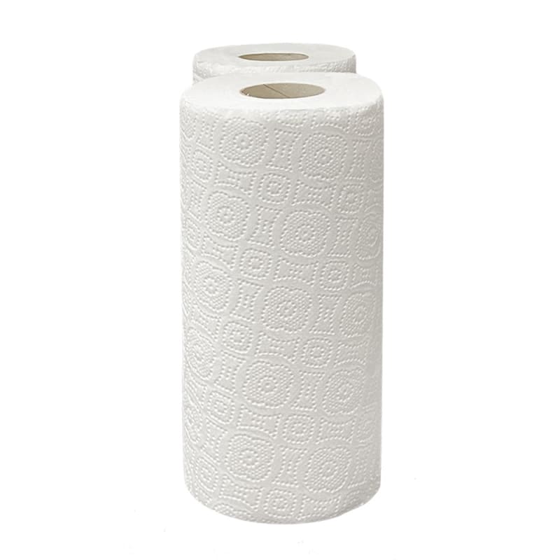 Бумажные двухслойные полотенца в рулонах с центральной вытяжкой "Топ Мини", 12,5м H20см (белые)