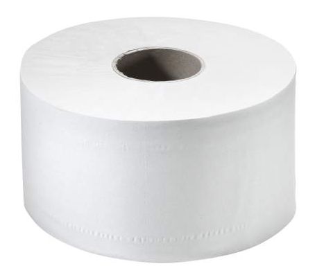 Однослойная туалетная бумага, 200м (отбеленная, на втулке)