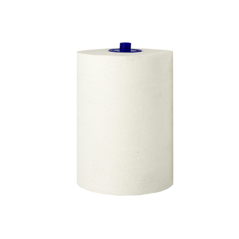 Бумажные однослойные полотенца в рулонах "Оптимум Автоматик Мини", 100м H20см (белые)
