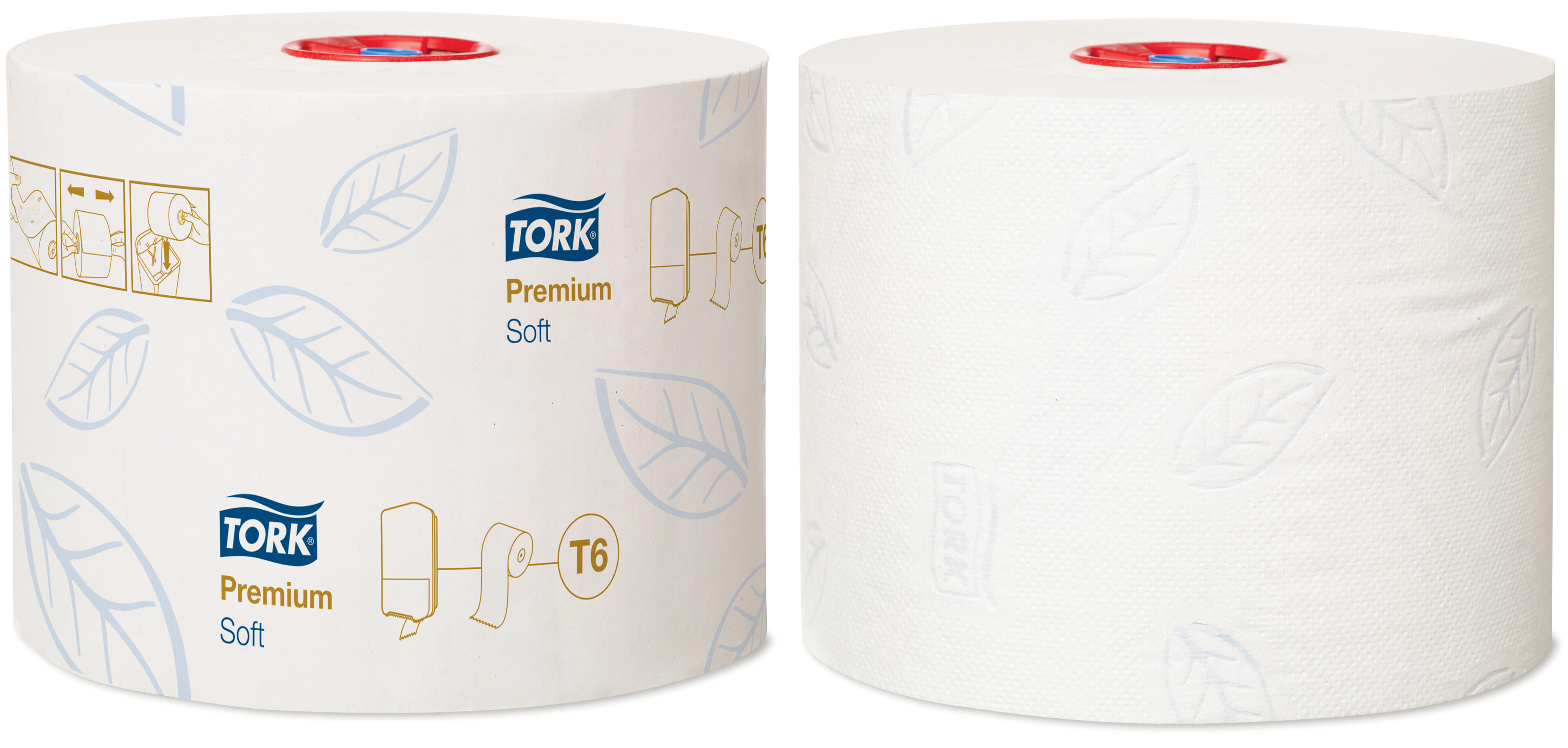 Туалетная бумага двухслойная Tork Premium в миди-рулонах Mid-size, 90м (мягкая)