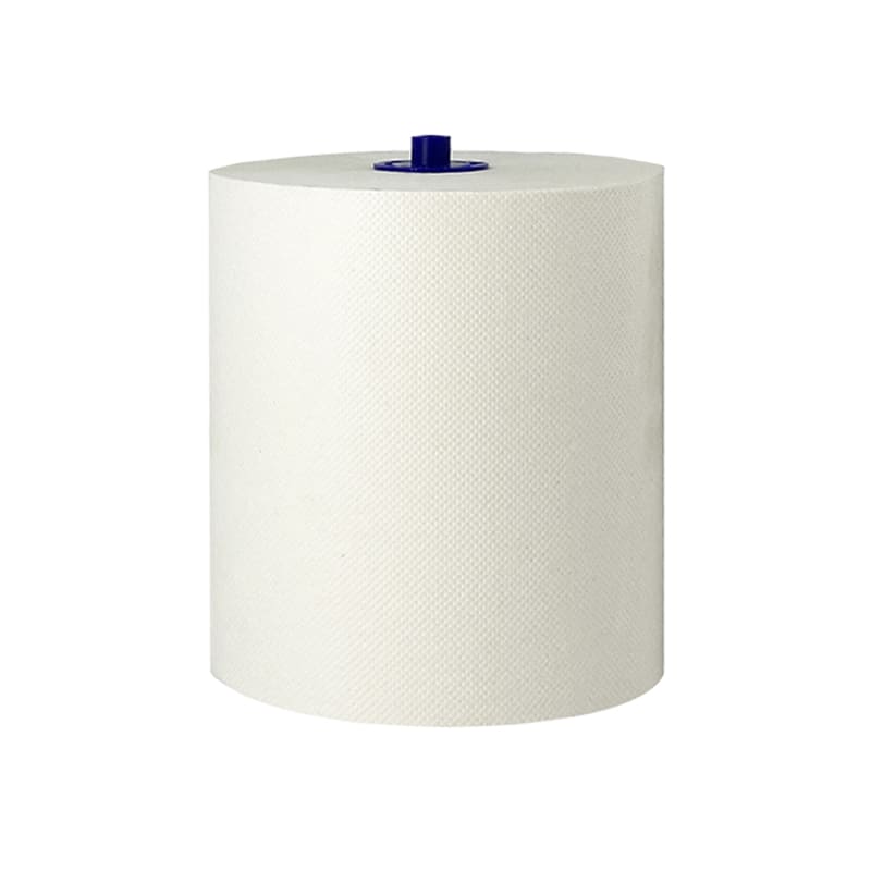 Бумажные однослойные полотенца в рулонах "Оптимум Автоматик Макси", 240м H20см (белые)