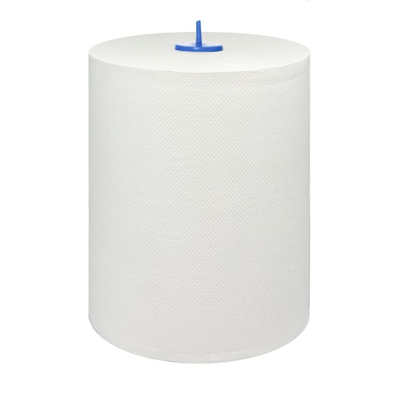 Бумажные двухслойные полотенца в рулонах "Топ Люкс Автоматик Макси", 150м H21см (белые)