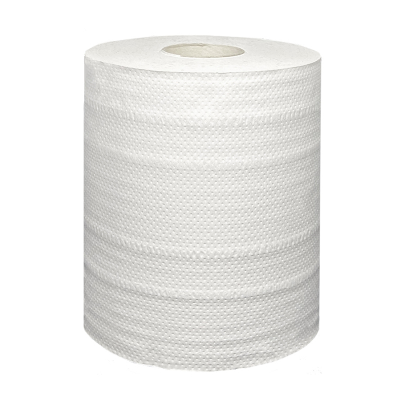 Бумажные двухслойные полотенца в рулонах с центральной вытяжкой "Топ Макси", 160м H20см (белые)